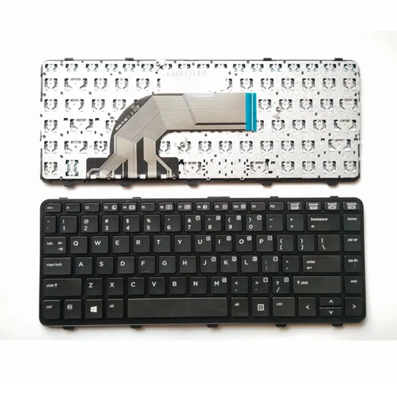YALUZU US новая клавиатура для ноутбука hp для ProBook 640 440 445 G1 G2 640 645 430 G2 черная клавиатура с рамкой