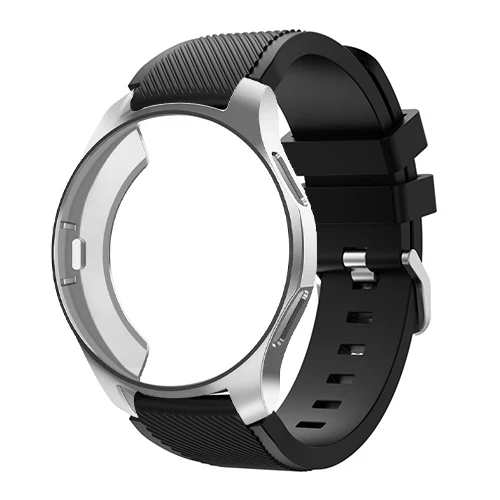 black 3 Ремешок+ чехол для samsung gear S3 Frontier S2 ремешок Galaxy watch 46 мм 42 м 20 22 мм ремешок для часов все вокруг защитные часы аксессуары - Цвет ремешка: black 3