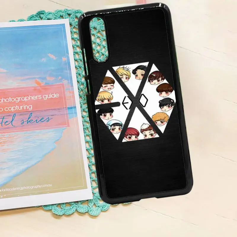 

KPOP EXO Cartoon high quality luxury Phone Case shell PC for iPhone 11 12 pro XS MAX 8 7 6 6S Plus X 5S SE 2020 XR