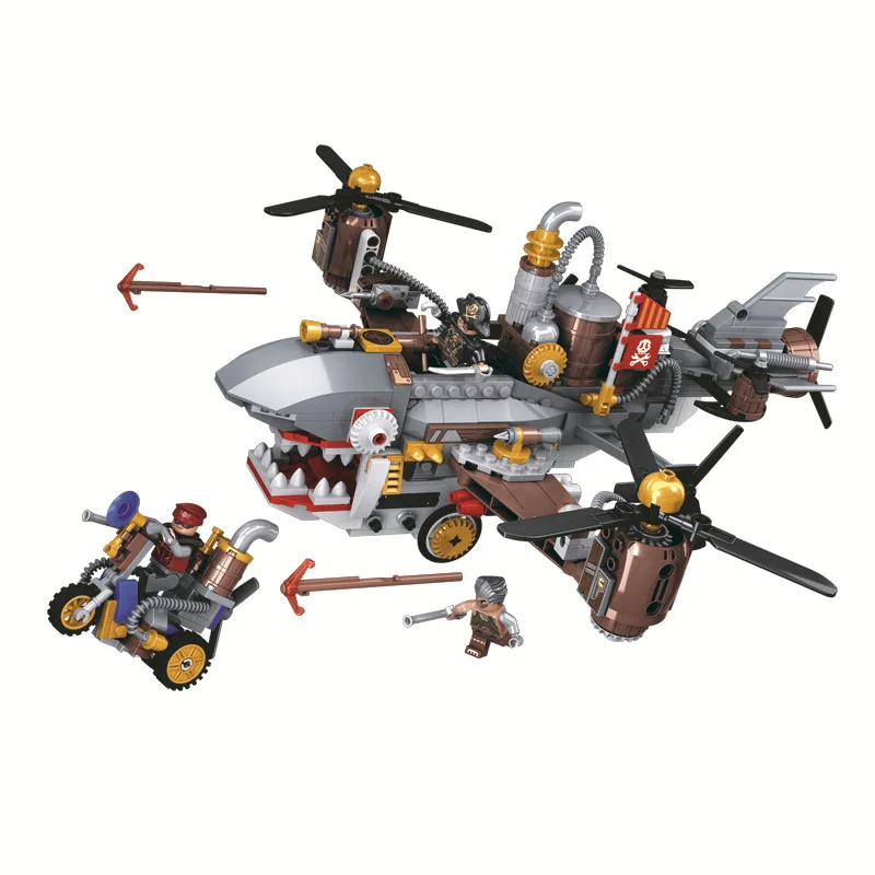 536 шт. детские строительные блоки игрушки Совместимость с legoingly technic city Паровая