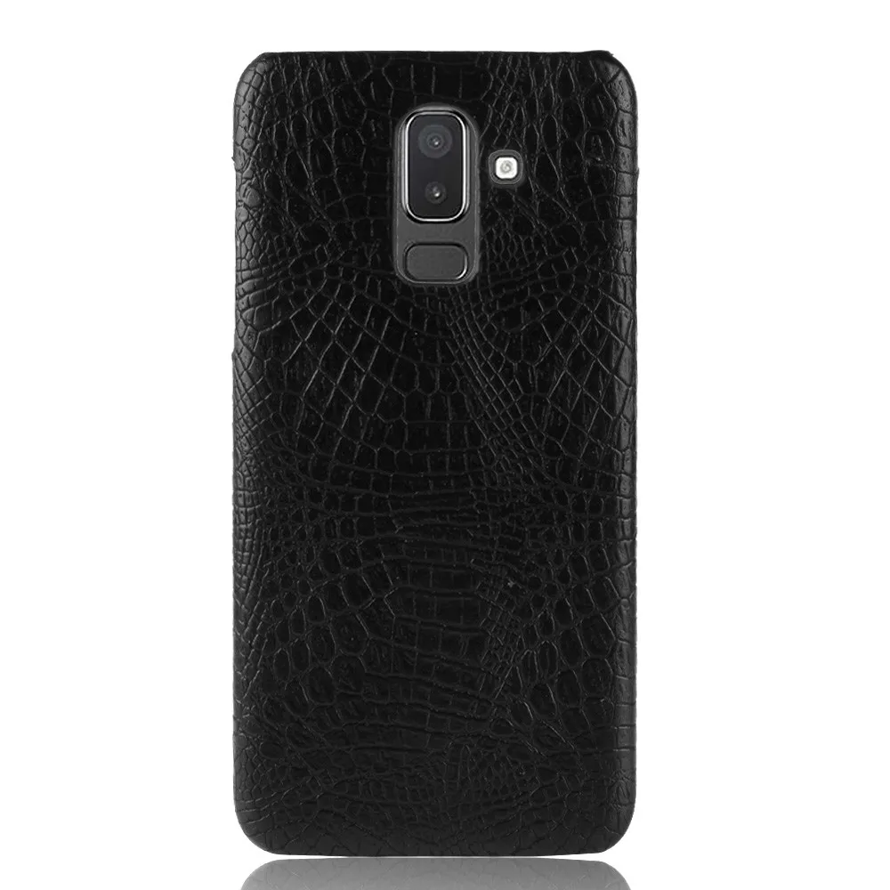 Чехол-накладка для Samsung Galaxy A6 A8 J4 J6 Plus J2 Pro J3 J7 J8 A9 A7 2018 A750 A6S кожа под крокодиловую