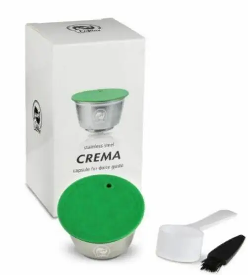 1 capsule Из нержавеющей стали, металлические многоразовые Dolce Gusto капсула Совместимость с Dolce Gusto Кофе машины для многоразового использования Dolci Capsule - Цвет: 1 capsule