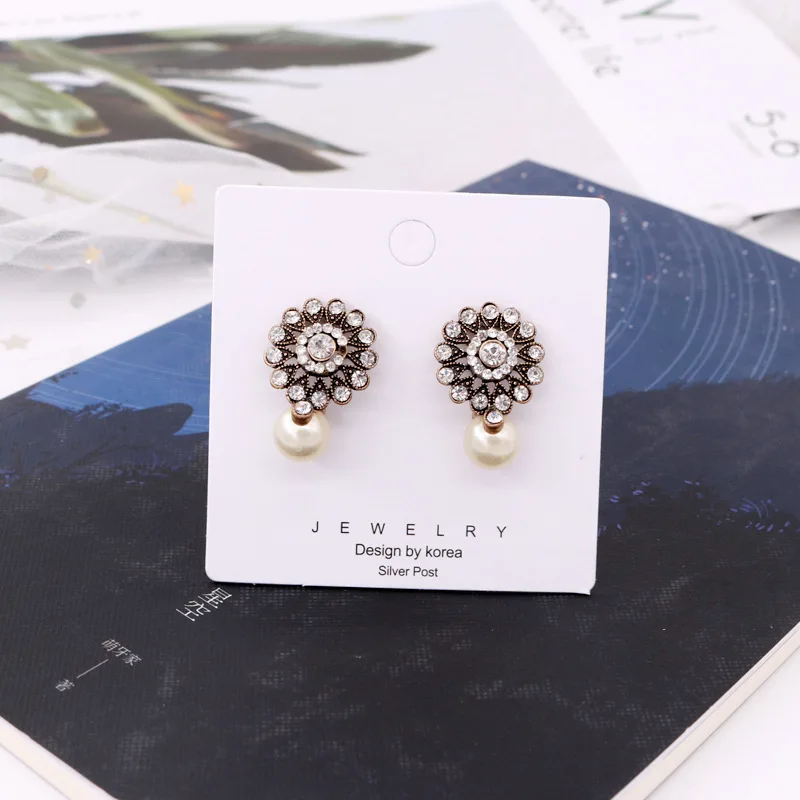 Белый орнамент для волос упаковка и демонстрационная карта 100 шт./лот 5*8 см