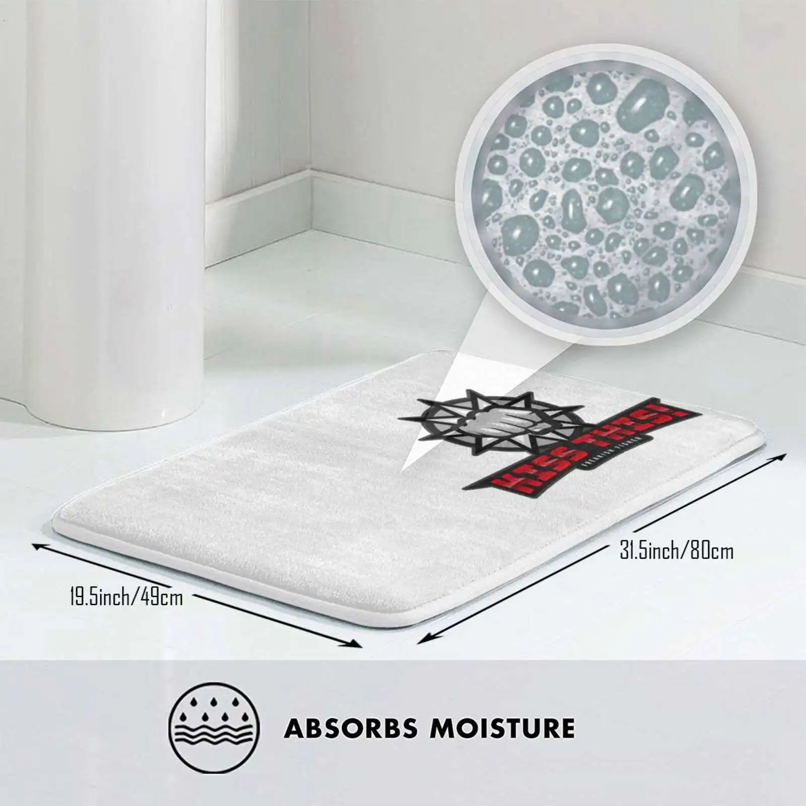 Поцелуй это! Дверной коврик для ног домашний бокса Clrdmoney Muay Thai кикбоксинг боевые