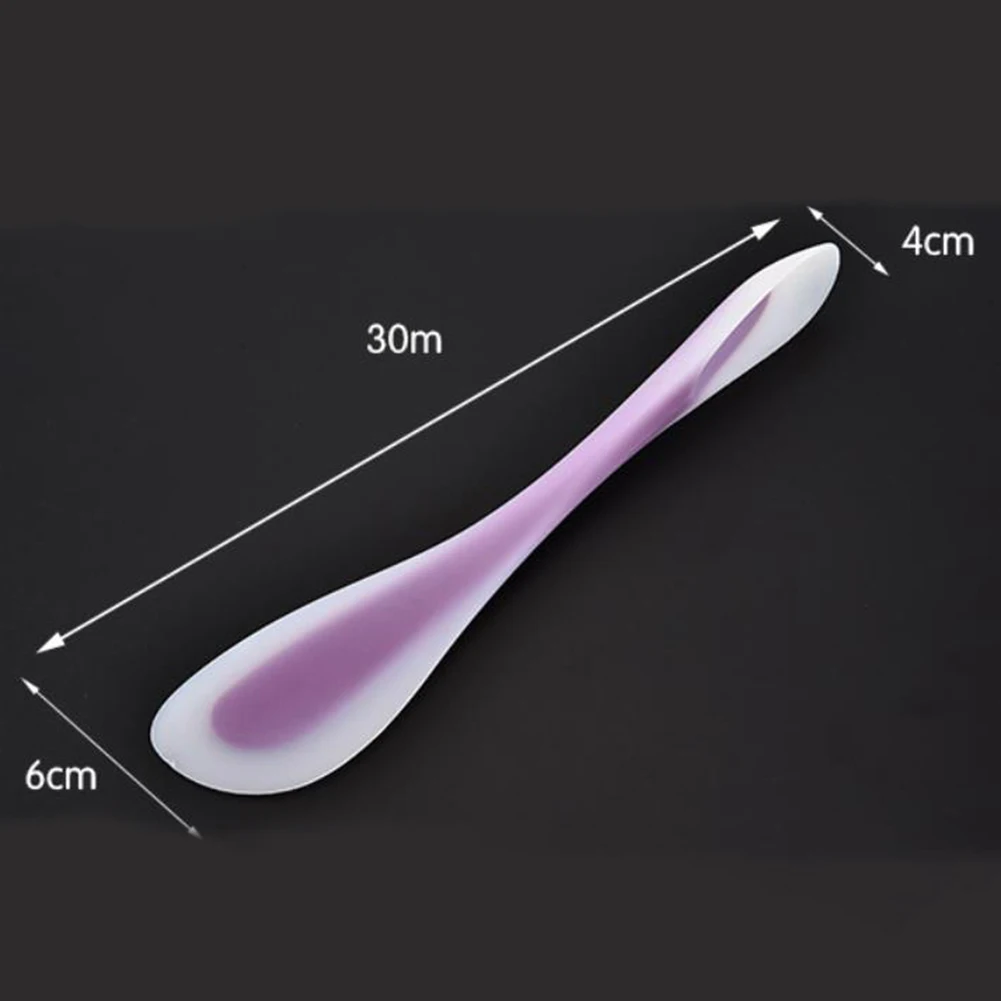 Двойная голова силиконовый скребок для выпечки лопатка торта ложка Мороженое