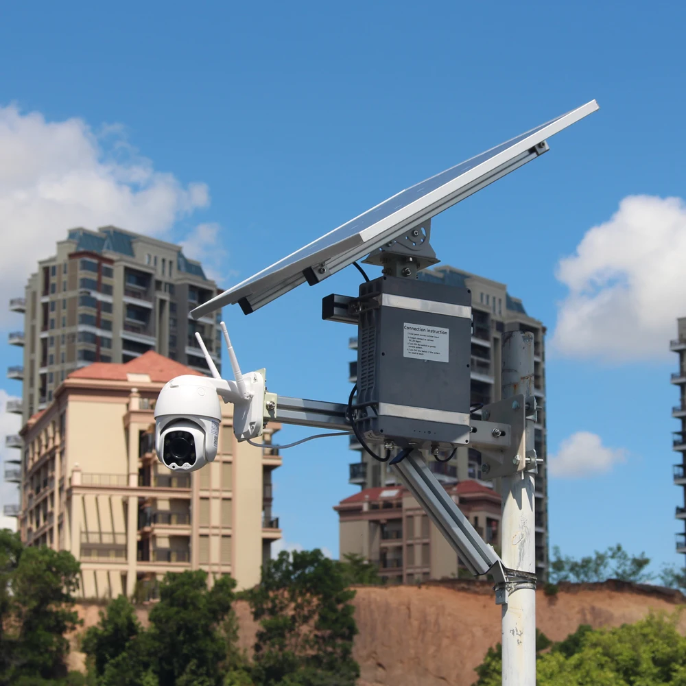 

Wireless wifi 4g 3g solar camera ptz living stream AI human detection intelligence video analysis outdoor security