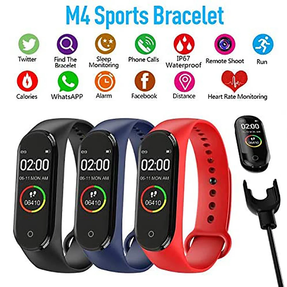 Измерение температуры умный Браслет лихорадка монитор здоровья фитнес трекер