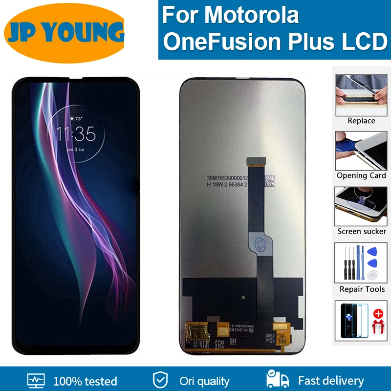 Pantalla LCD Original para Motorola Moto One Fusion Plus XT2067, digitalizador de pantalla táctil, montaje de Panel de lente de cristal completo
