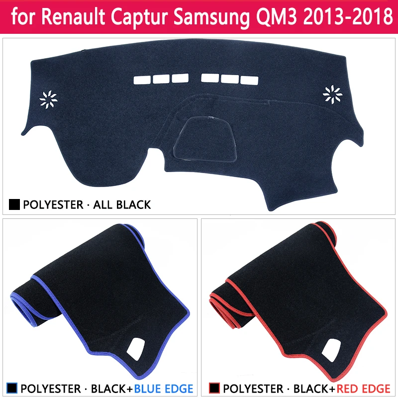 Для Renault Captur 2013~ samsung QM3 Противоскользящий коврик, коврик на приборную панель Зонт коврик для приборной панели автомобиля аксессуары