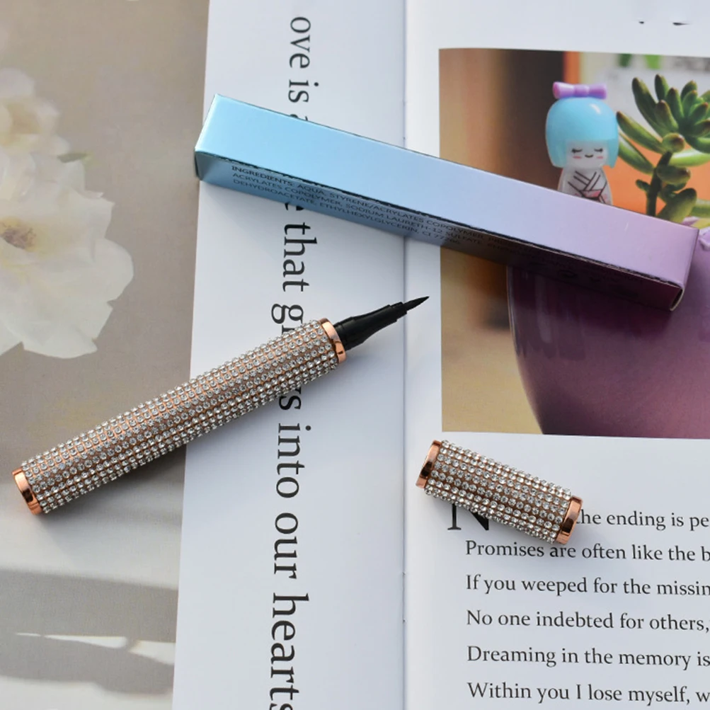 

Luxury Quick-drying Super Waterproof Diamond Eyeliner Private Label Portable Shiny Eyeliner