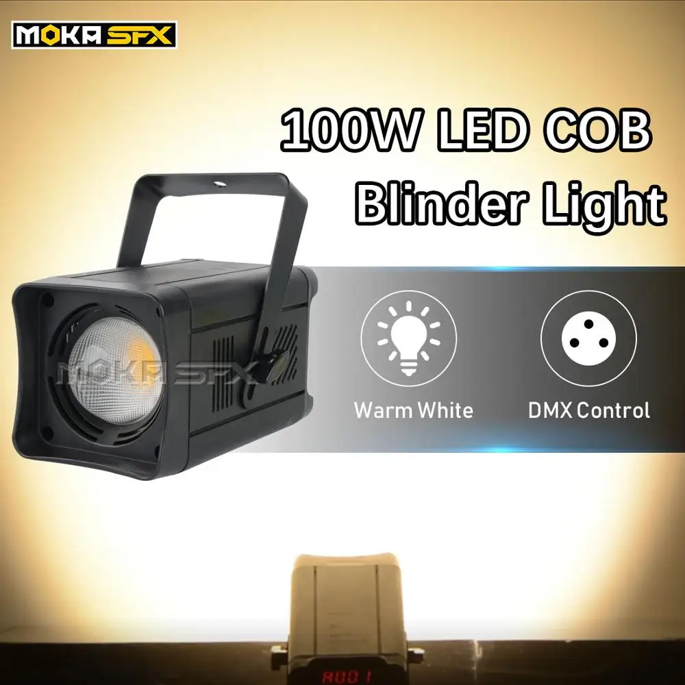 

2pcs 100W COB Par Light Warm White/Cold White/RGBW Blinder Light Stage Effect Par Light LED for DJ Concert Wedding Disco COB Par