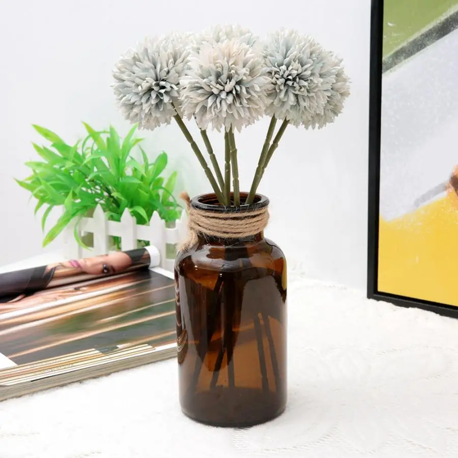 Искусственный цветок 6 шт. искусственный шар для дома комнаты свадебный Декор