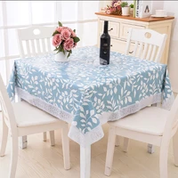 pvc plastic tablecloth waterproof oil proof and heat resistant square household tablecloth