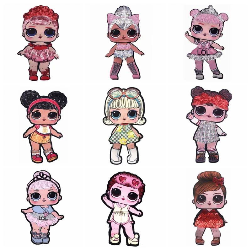 

Girl Ironing Embroidery Cloth Stickers, Clothes Stickers, Clothing Apparel Accessories, Cartoon Embroidery Cloth Stickers Logo