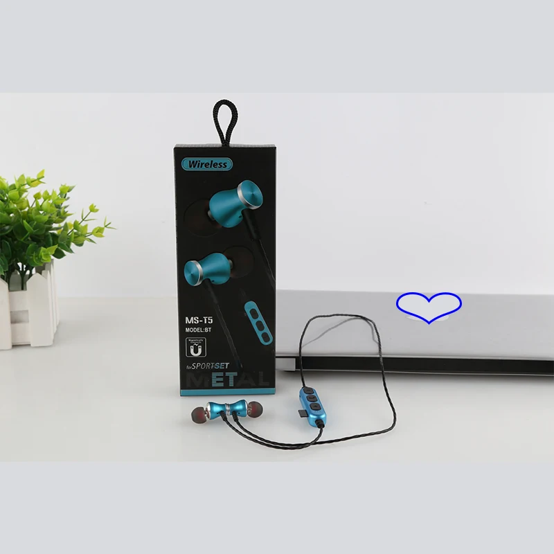 Беспроводные наушники-вкладыши T5 Bluetooth наушники с микрофоном беспроводные