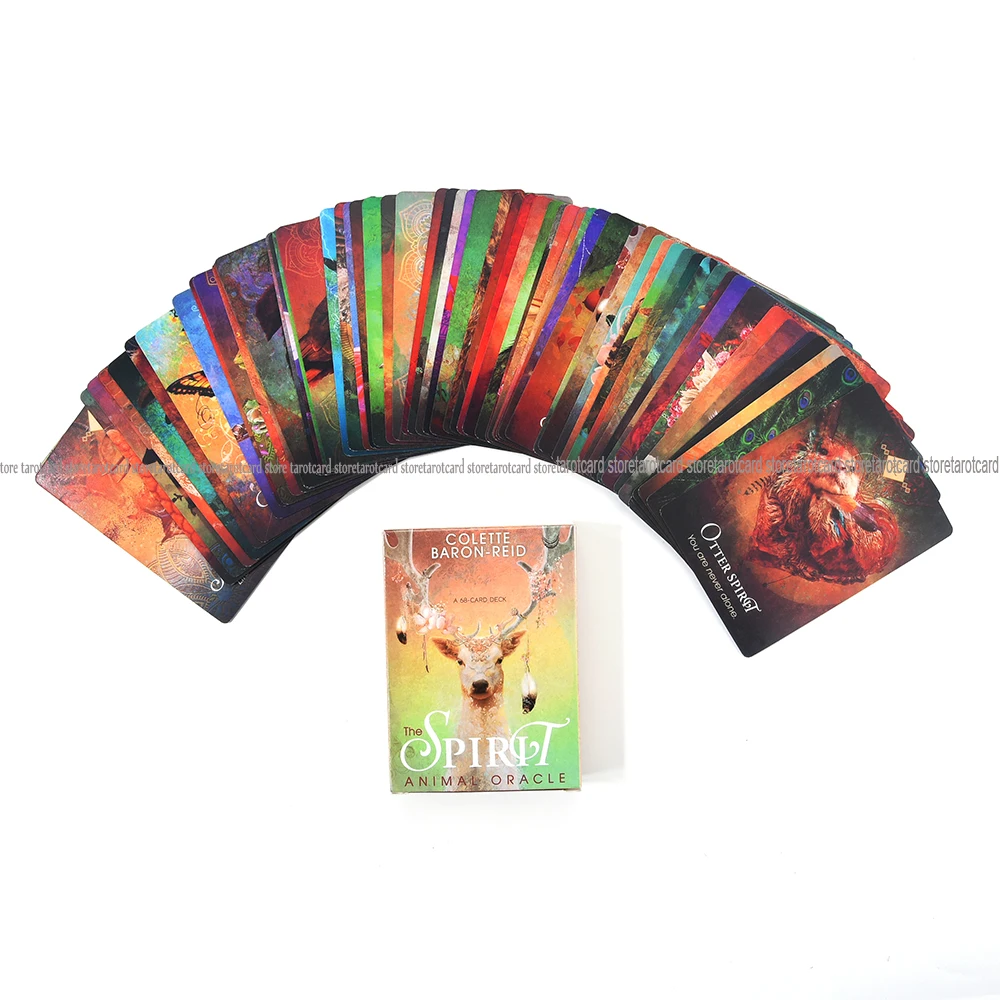 The Spirit Animal Oracle A 68-Card Deck and Electronic Guidebook Divination Baron Reid Insects Fish Card Game Board | Игрушки и хобби