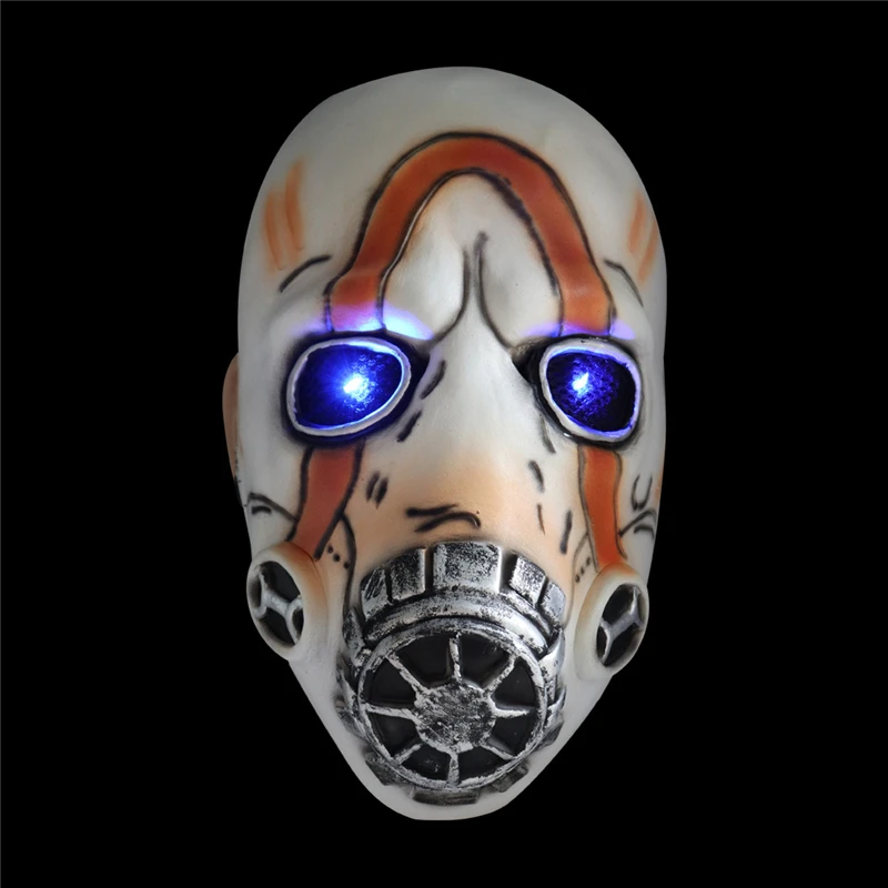 Косплей реквизит 2/стиль Psycho Bandit светодиодный маска Krieg латекс для женщин и мужчин