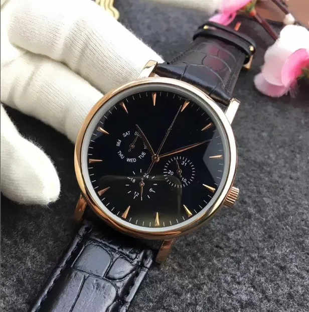 Часы наручные мужские кварцевые с большим циферблатом модные роскошные