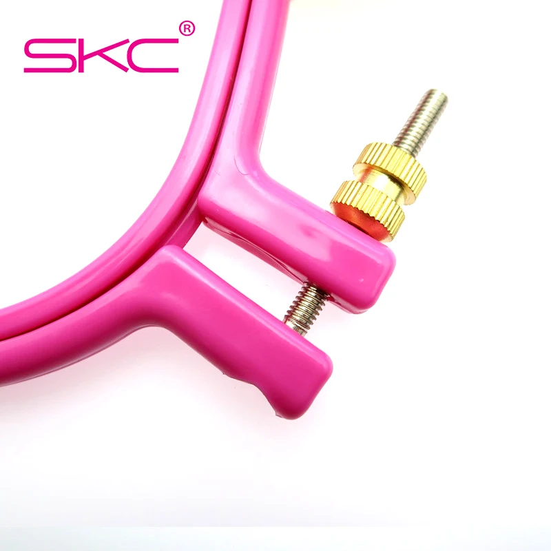 SKC 1 шт. высококачественный пластиковый Овальный обруч для вышивки случайный цвет