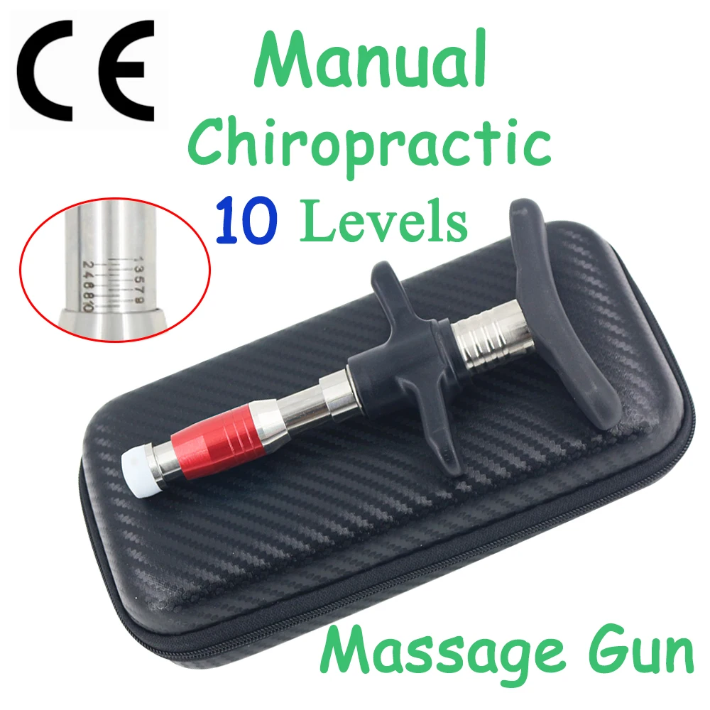 

Chiropractic Tools Manual Massage Gun Spine Instrument Adjust Vertebration 10 Levels One Heads Therapy Chiropractic Adjusting
