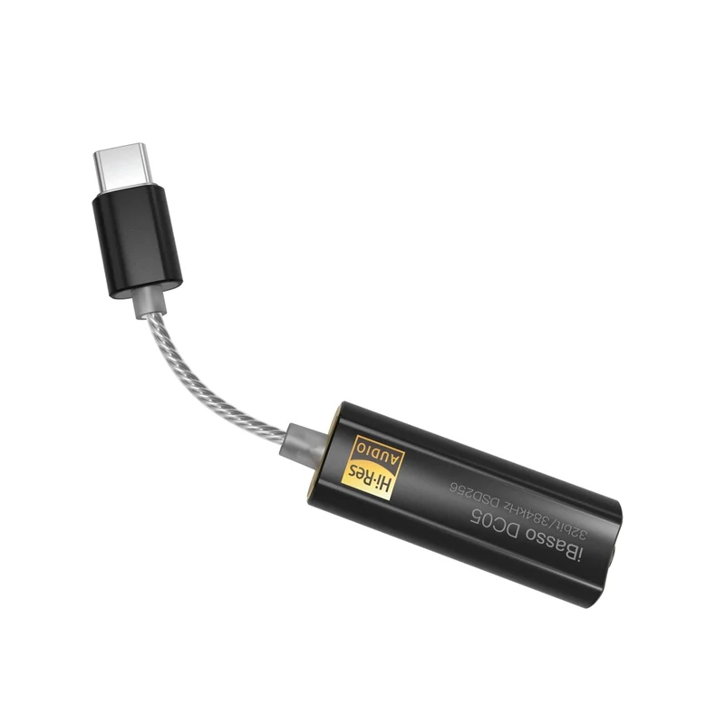 iBasso DC05 Decoding Amp USB Type C to 3.5mm for Android Phone Lossless HiFi Headset earphone Audio wired | Электроника