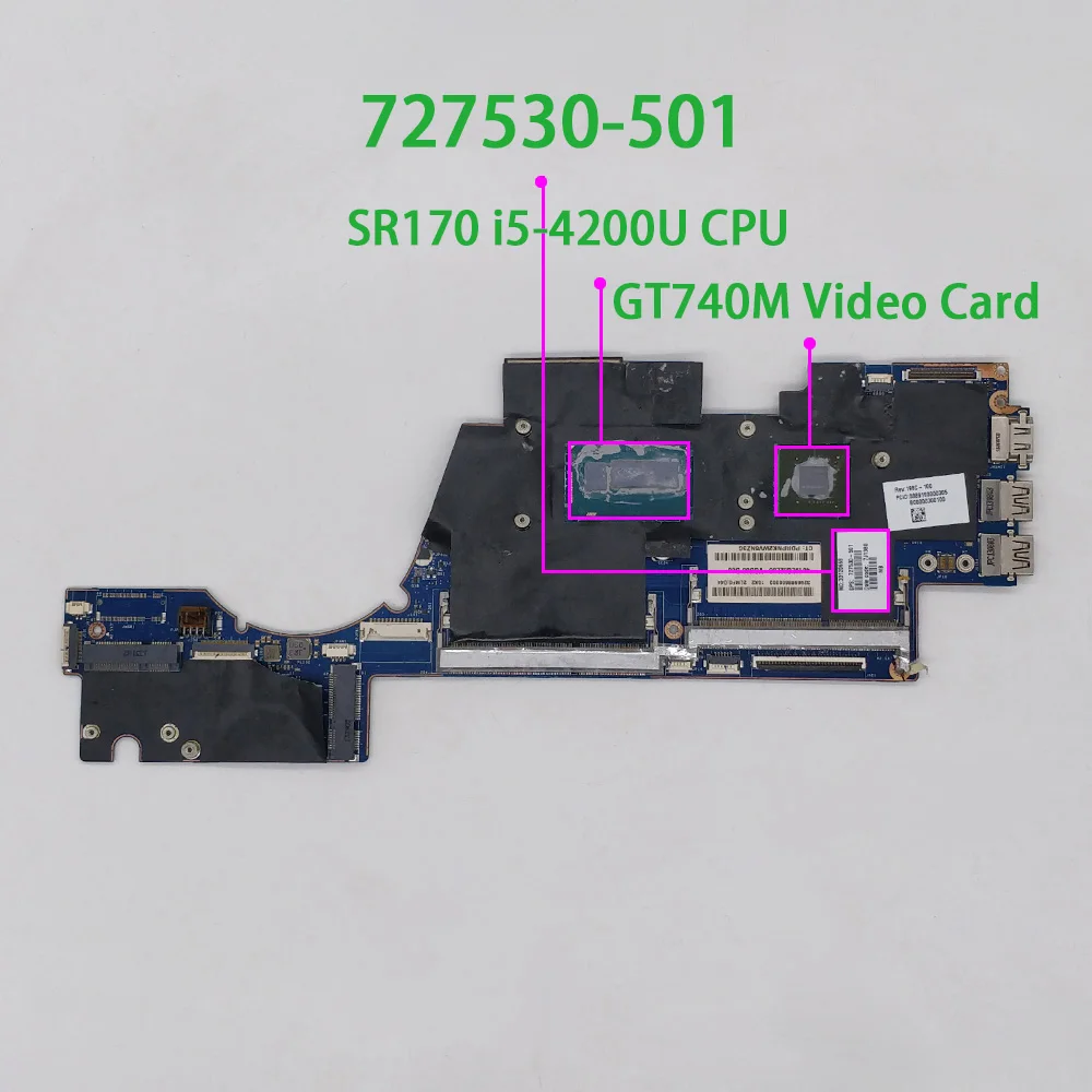 727530 501 001 601 740M/2G GPU I5 4200U Процессор LA 9314P для HP 14 k серии 14T K000 Тетрадь PC материнская