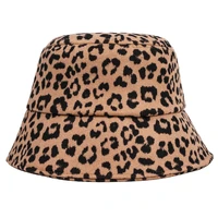 bonnets for women leopard fisherman hat