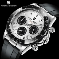 pagani design sports chronograph stainless steel waterproof men quartz watches sapphire glass watch for men relogio masculino