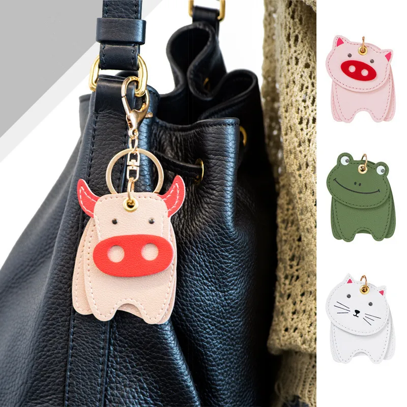 Животные КРС свиньи кошачьи лягушки модный брелок милый стиль искусственная