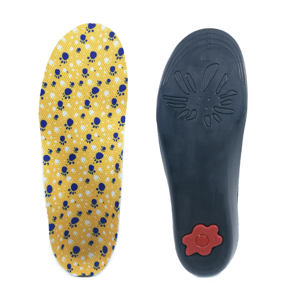 Kids Shoes Accessories Orthopedic Insoles For Children High Arch Support Flatfoot X/O Leg Clubfoot Healthy Full Pads
