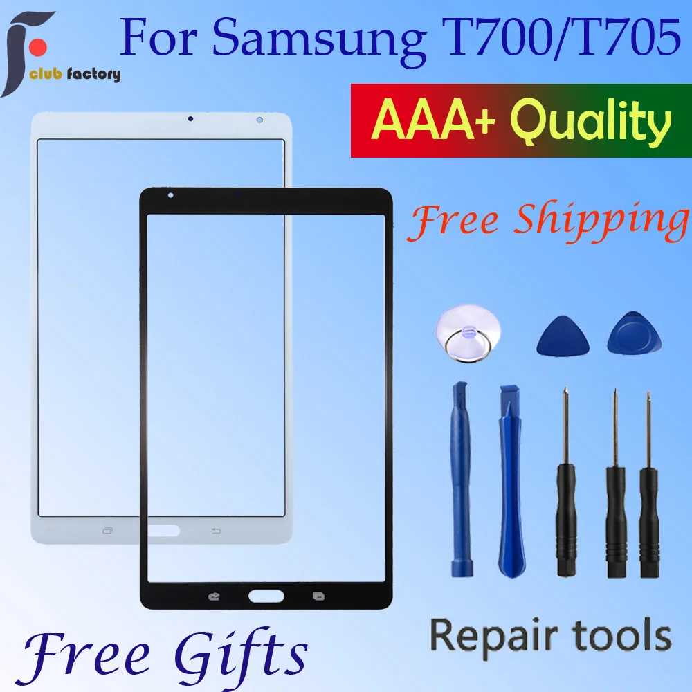 Для Samsung Galaxy Tab S 8 4 SM T700 T705 T705C дюймовый сенсорный экран Переднее стекло внешняя