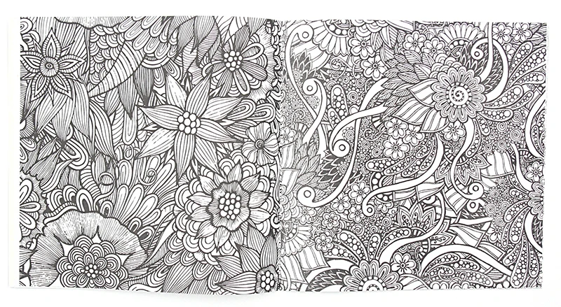 1 шт. книга-раскраска страна чудес 24 страницы | Канцтовары для офиса и дома