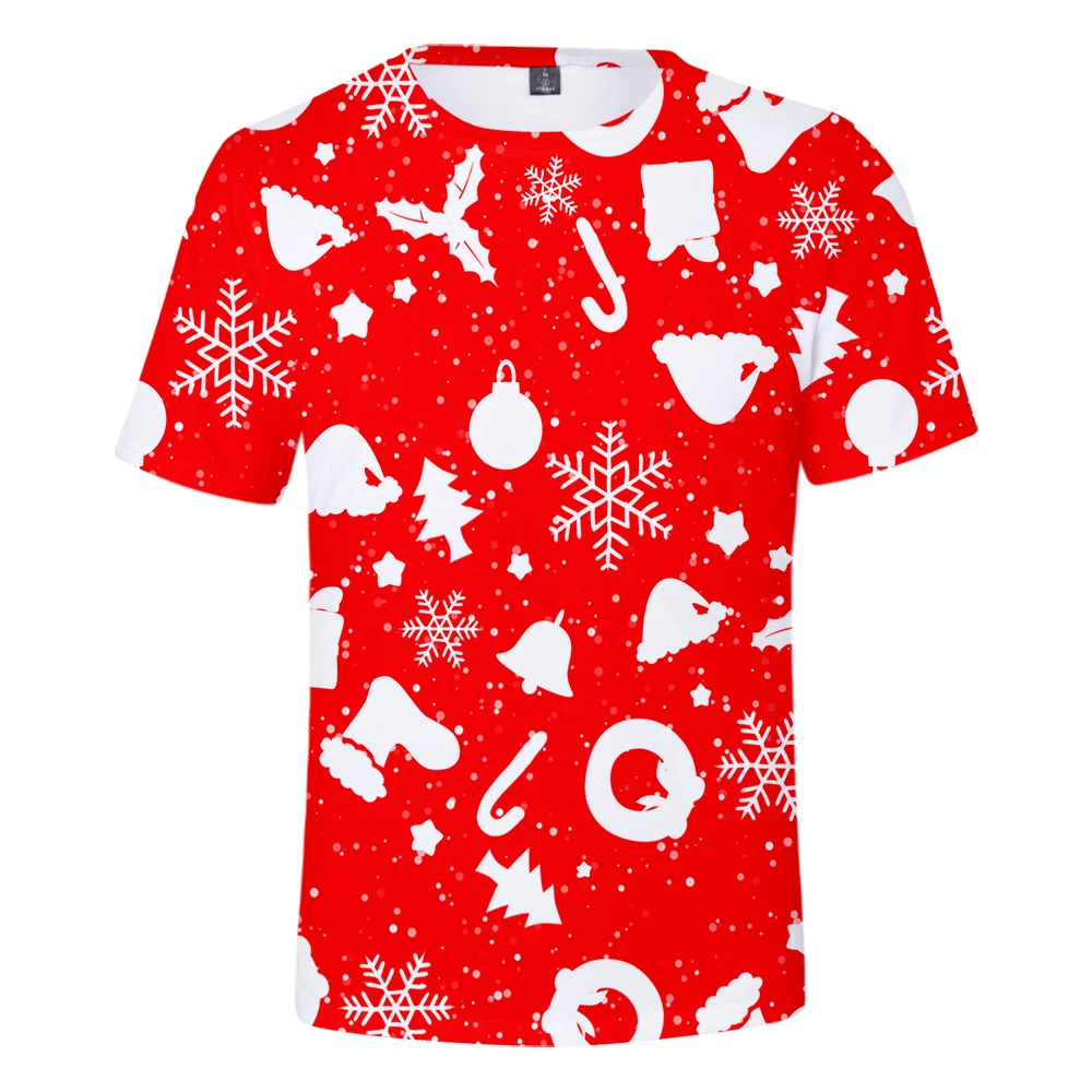 

Christmas 3D Printed T-shirts Women/Men Fashion Summer Short Sleeve Tshirts 2019 Hot Sale Casual Streetshirt Clothes