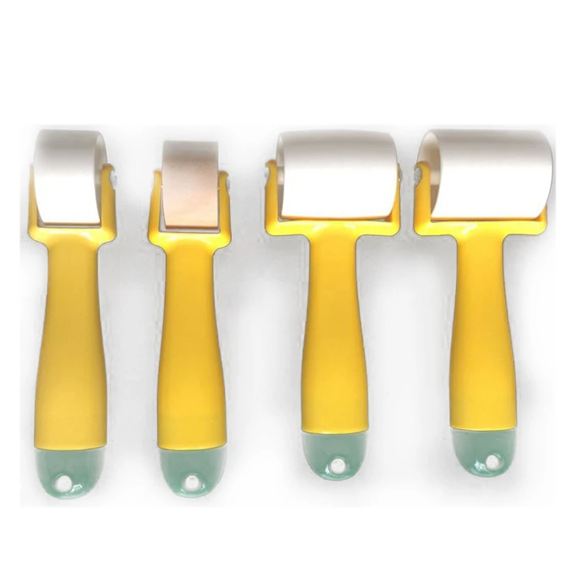 

4 Pcs Quilting Seam Roller,Sewing Seam Roller Wallpaper Roller,for Quilting,Wallpaper,Home Decoration (Plastic/Wooden)