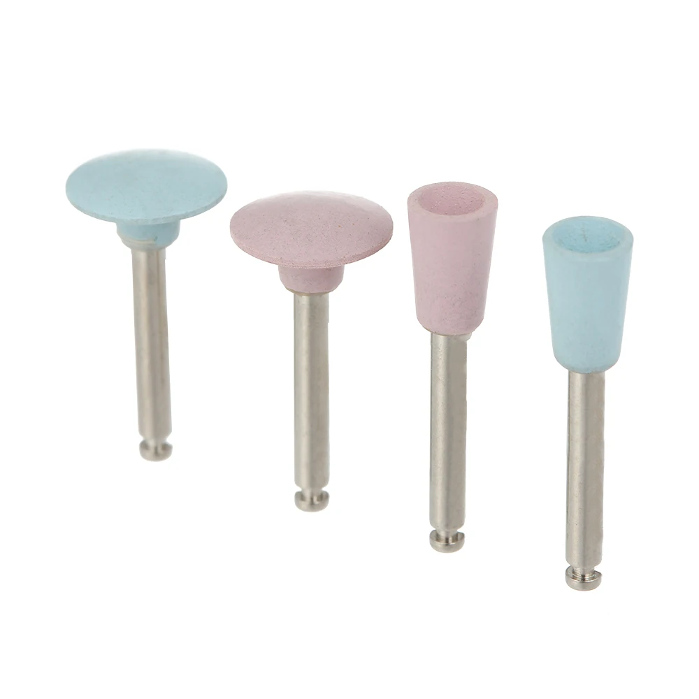 1 Set Teeth Whiting Composite Low-speed Dental Polishing Kit Light-cured Resin Silicone Rubber Ceramic Polishers |