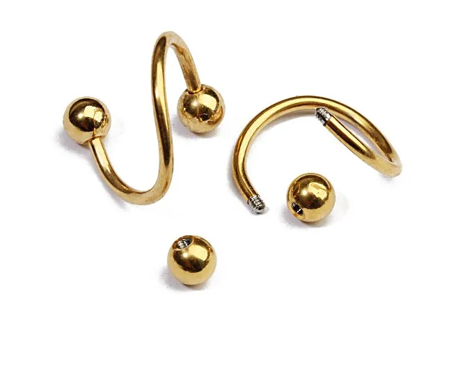 18 шт./компл. стержень из нержавеющей стали для бровей губ носа пирсинг серьги