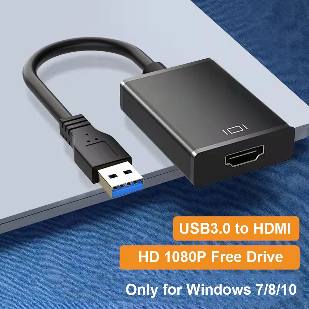 USB 3 0 к HDMI-совместимый конвертер мультидисплей графический адаптер HD 1080P для ПК