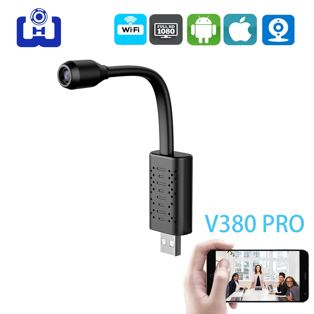 IP камера видеонаблюдения Full HD 1080P USB Wi Fi с слотом для SD карты|Камеры