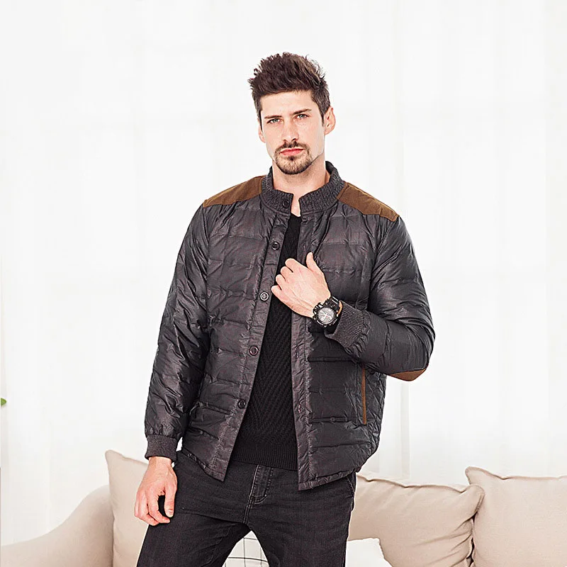 Мужской пуховик Канадская зимняя повседневная куртка утепленная бархатная