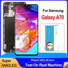 Оригинальный 6,7 ''Super AMOLED дисплей для Samsung Galaxy A70 LCD A705 A705F SM-A705MN дисплей сенсорный экран дигитайзер в сборе