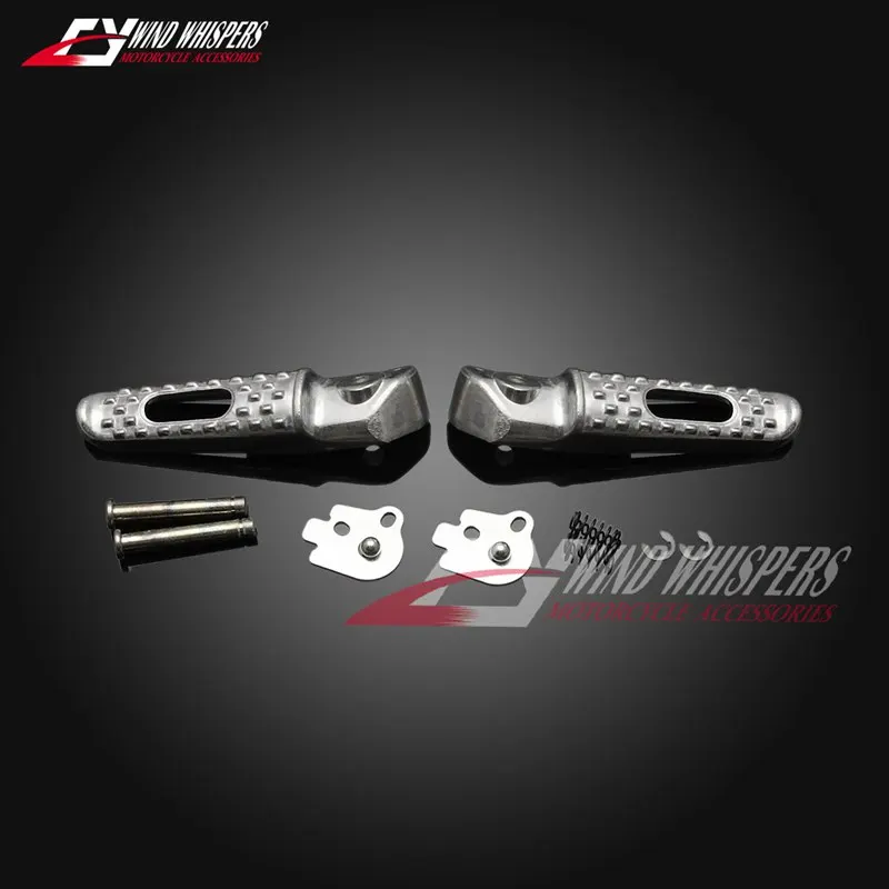 Серебристые передние и задние подножки мотоцикла для Honda CBR600 RR F4 F4i F5 VFR800 CBR900 CBR925 954