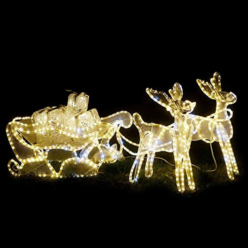 

8-Types Solar Light Rope 200 Led, Waterproof Solar Led Rope Tube Light for Garden,Courtyards, Festivals