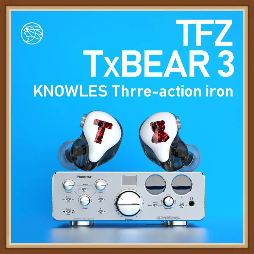 

Наушники TFZ T x Bear 3 TxBear3 монитор TxBear 3 HIFI музыкальный монитор DJ студийные наушники с высоким качеством Tri-Motion Iron Music
