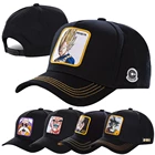 Новый бренд Дракон Мяч Шляпа Аниме Драконий жемчуг супер Вегета хлопковые Бейсбол Кепки высокое качество с изогнутым козырьком, плотная Черная Бейсболка Кепка Gorras Кепки бейсболка с козырьком