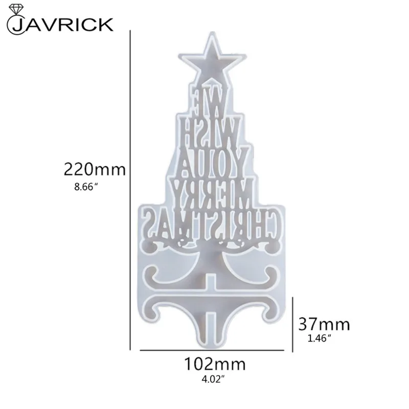 

Christmas Tree Ornaments Epoxy Resin Mold Merry Christmas Home Decor Silicone Mould Christmas Theme Feastival Art Crafts