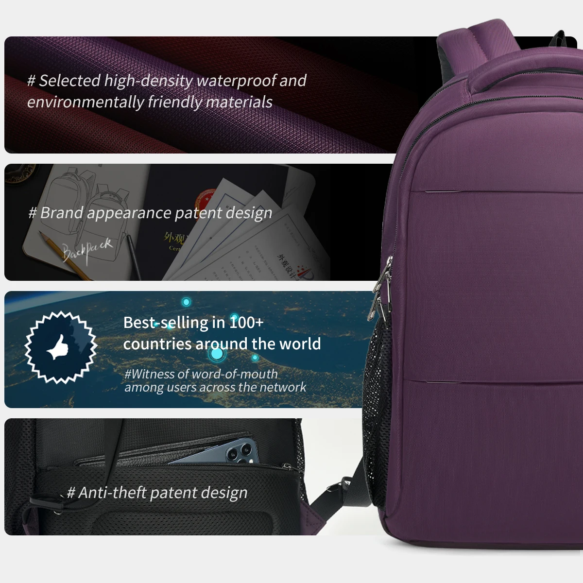 Рюкзак Tigernu для мужчин и женщин нейлоновый водонепроницаемый ноутбука 15 6 дюйма