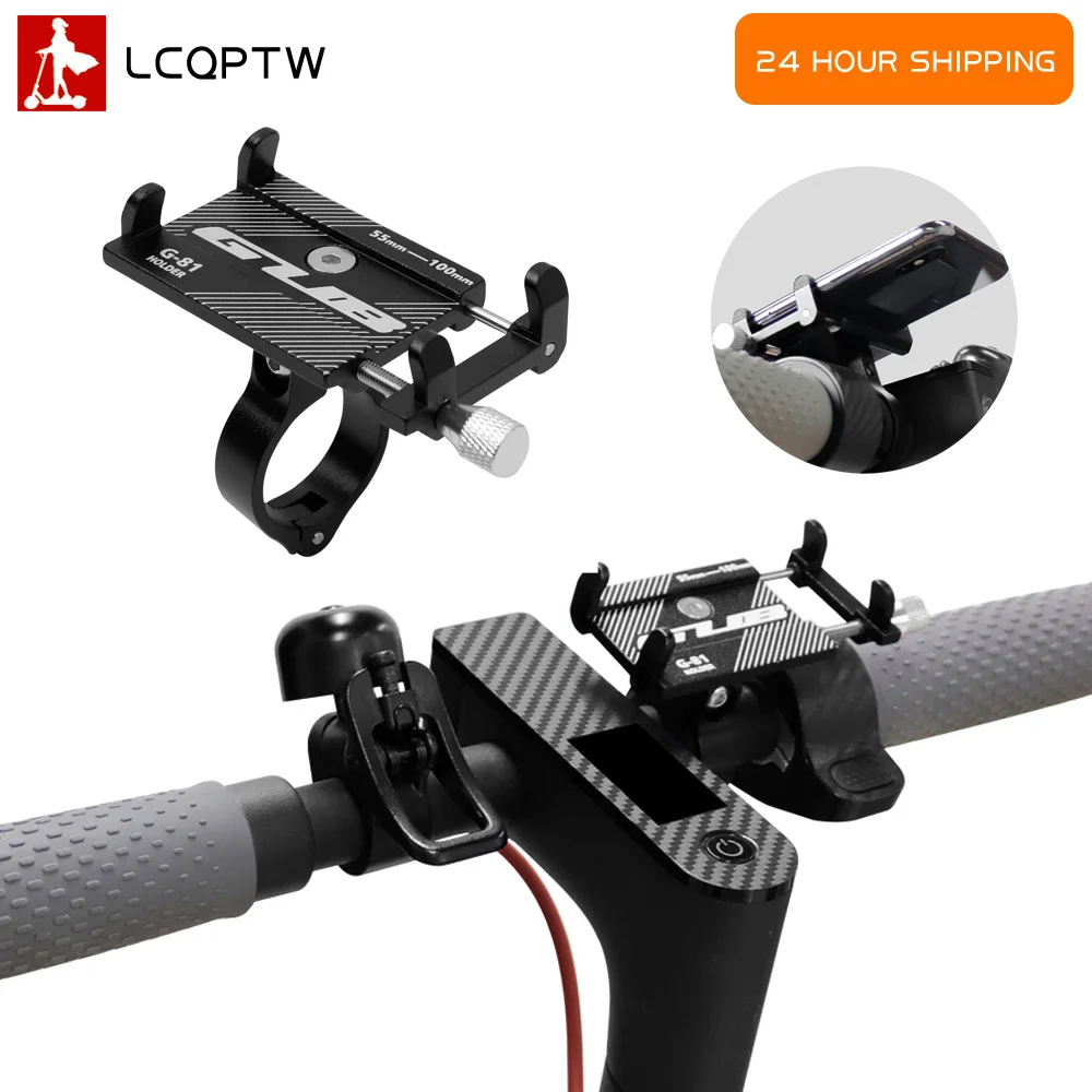 

Алюминиевый Регулируемый держатель-подставка GUB G81 мобильный телефон для электрического скутера Xiaomi M365 Pro, противоскользящий кронштейн для ...