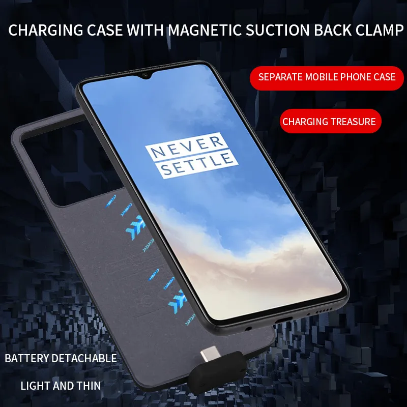 1 + 7T power чехол s Тонкий Силиконовый противоударный для телефона Oneplus зарядное