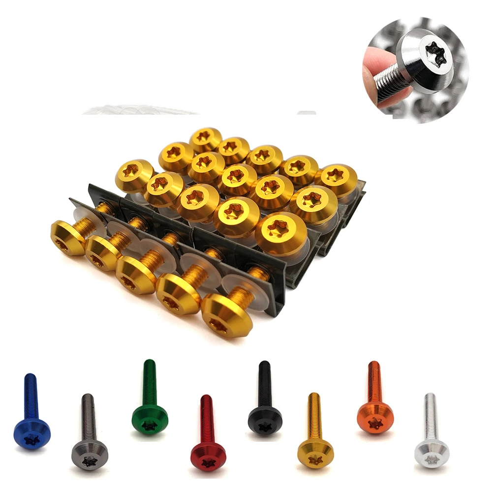 Универсальные винты для обтекателя мотоцикла крепежные зажимы комплект