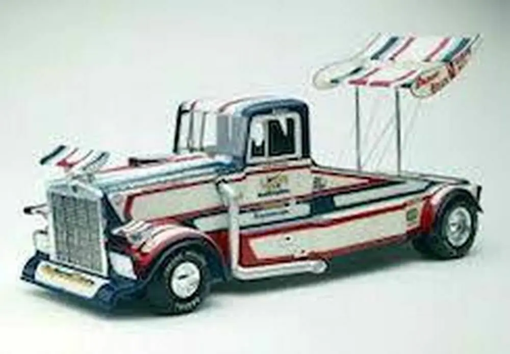 Round 2 AMT 930 1:25 Tyrone Malone Kenworth Super Boss Drag Truck Model Kits Car | Игрушки и хобби